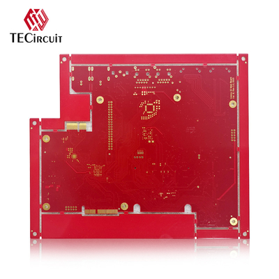 خرید صفحه مدار فرکانس بالا RIGID PCB FR4 TG170 انگشت طلا 1.6mm ضخامت 10U تولید آنلاین