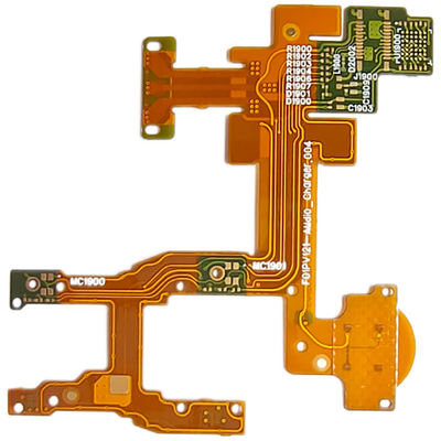 خرید سخت و انعطاف پذیر PCB Board انعطاف پذیر مدار چاپی غوطه ور شدن طلایی تولید آنلاین