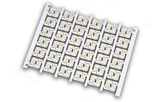خرید صفحه مدار هسته فلزی دقیق MC PCB سفت برای تجهیزات روشنایی تولید آنلاین