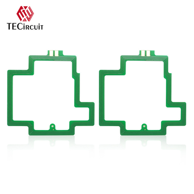 0.8mm ضخامت RIGID 2 لایه صفحه مدار چاپی دو لایه PCB تولید