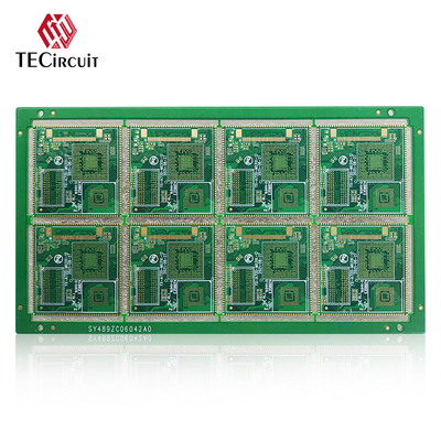 OEM Multilayer Printed Circuit Board RIGID PCB Semi Metalized Trough در چهار طرف