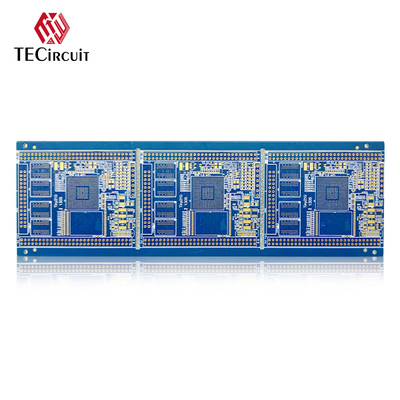 6 لایه FR4 با فرکانس بالا PCB Board رزین پلگ سوراخ پر کردن الکتروپلاستی