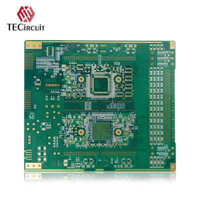 صفحه مدار PCB چند لایه با فرکانس بالا انگشت طلایی FR4 TG150 تنش سطحی
