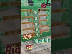 2 لایه تخته های مداری انعطاف پذیر سخت انگشت طلا 0.15mm ضخامت PCB انعطاف پذیر سخت